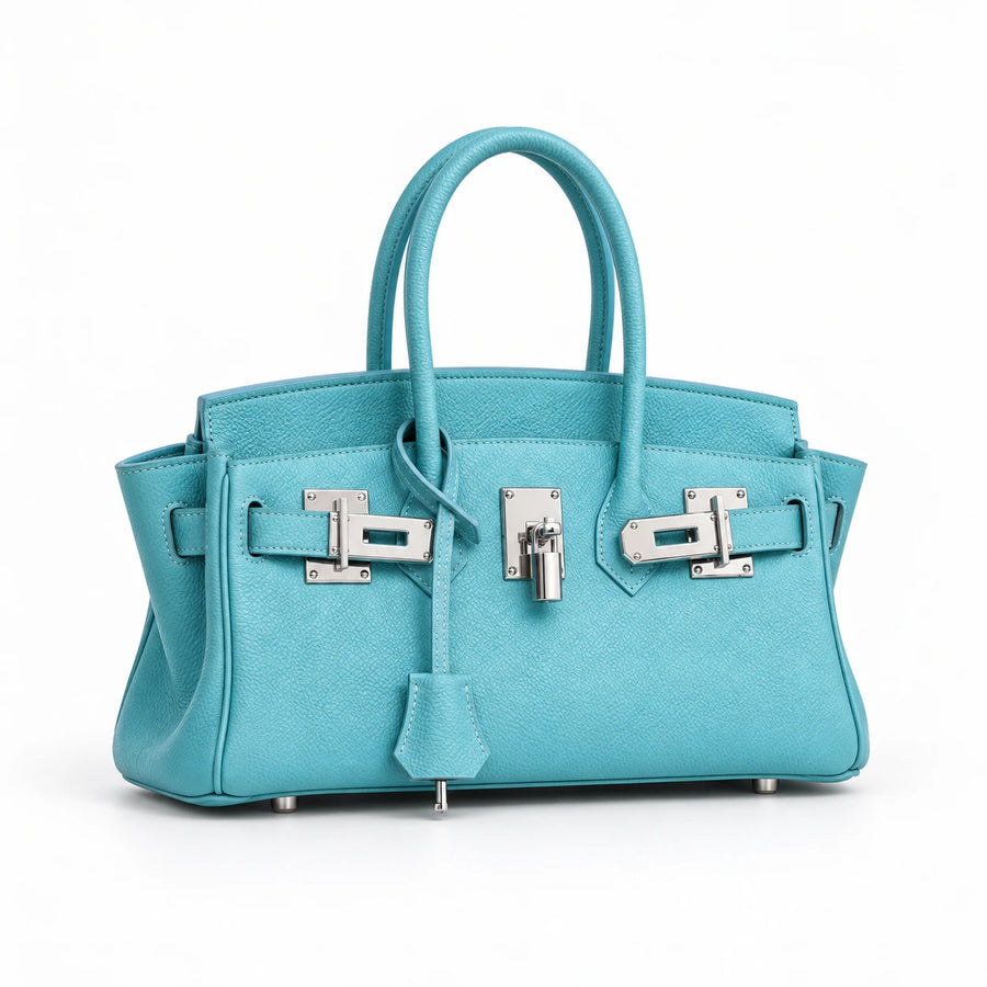 City Bag in Aegean, angle