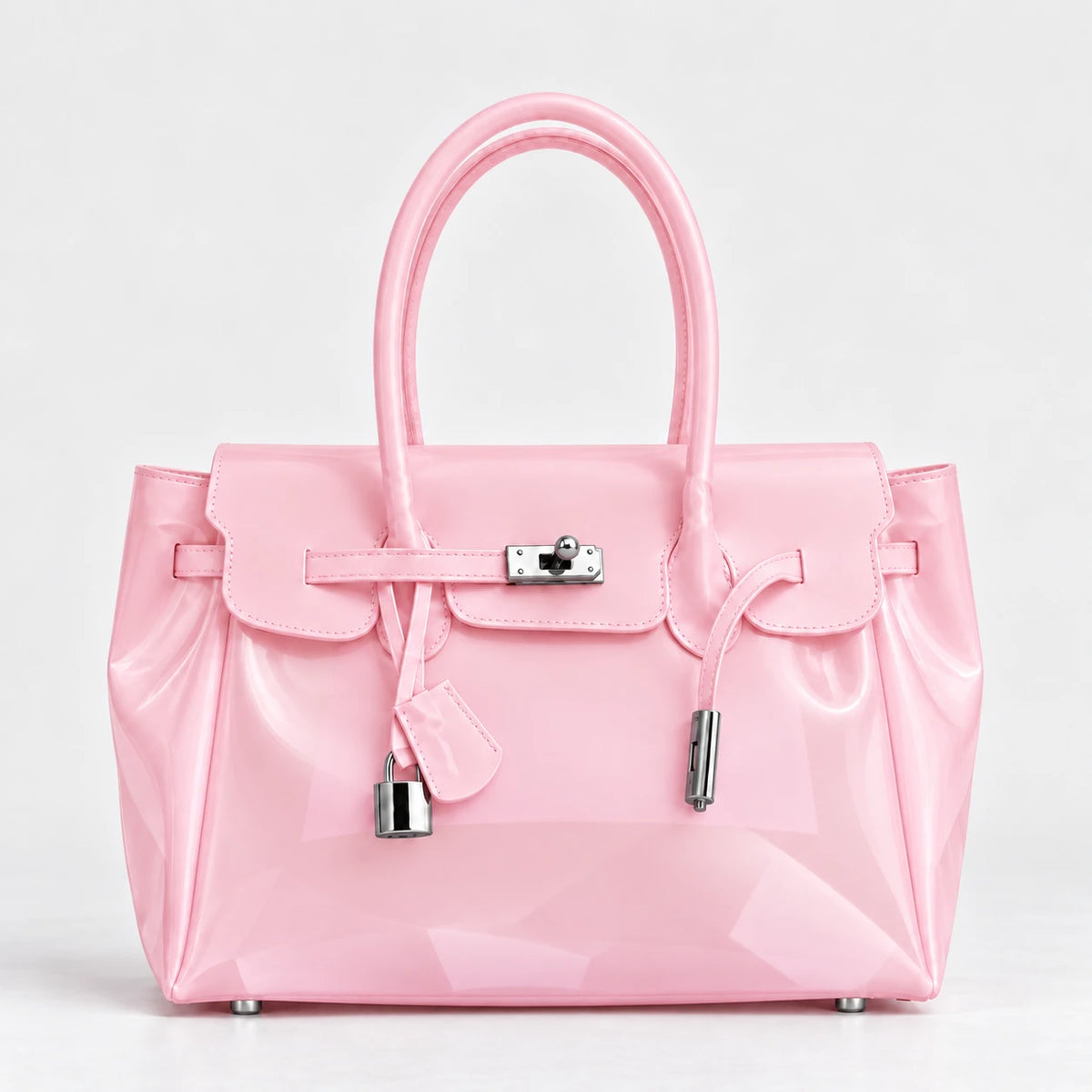 Jelly Firkin Bag in Blush, front