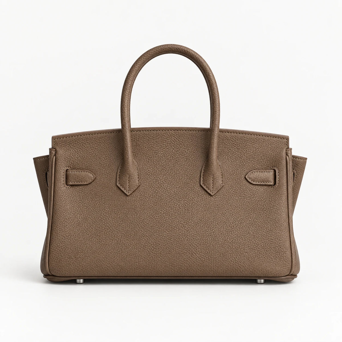 City Bag in Étoupe, back