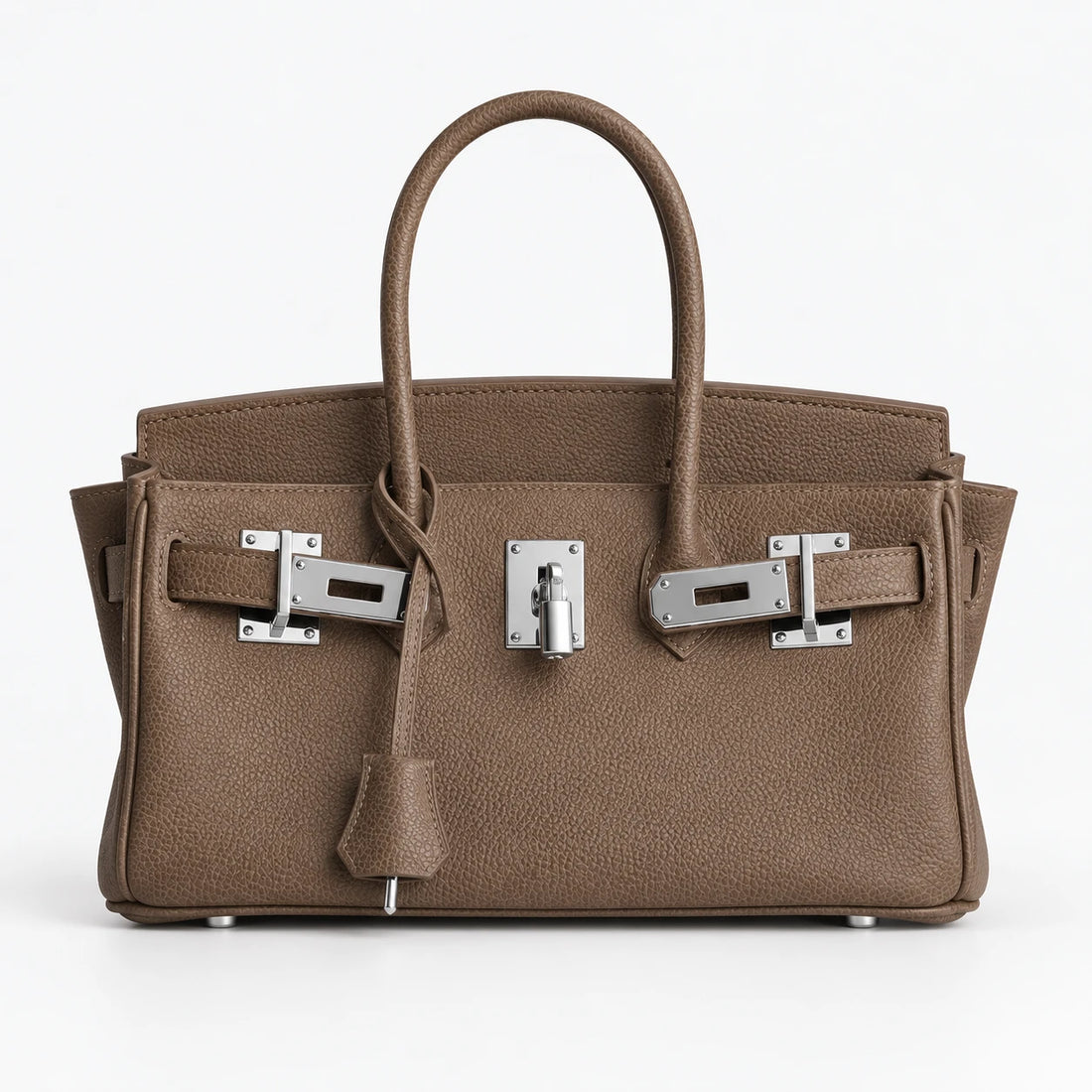City Bag in Étoupe, front