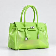 Medium Jelly Firkin Bag in Matcha, angle
