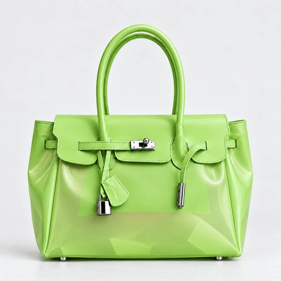 Jelly Firkin Bag in Matcha, front