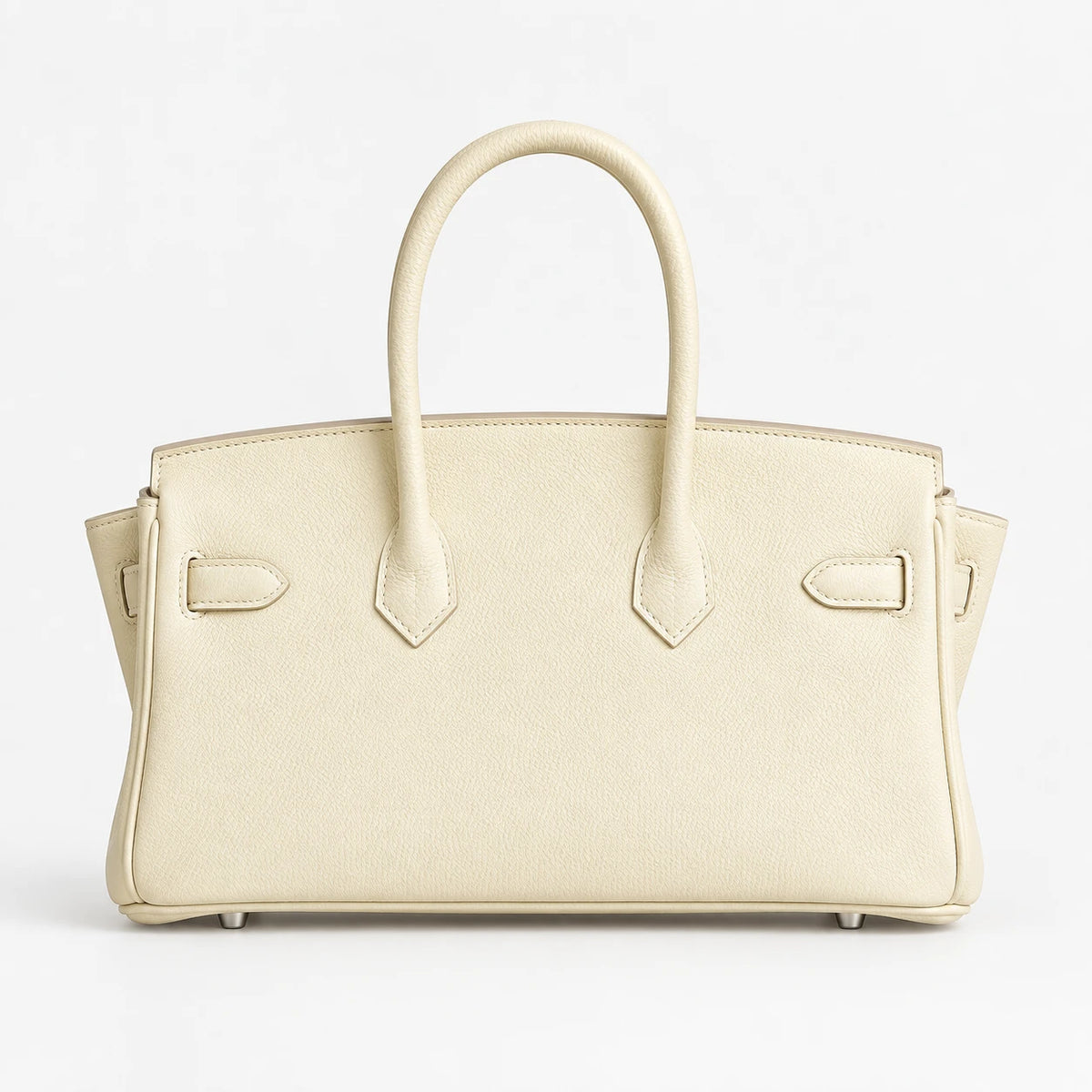 City Bag in Ivory, back