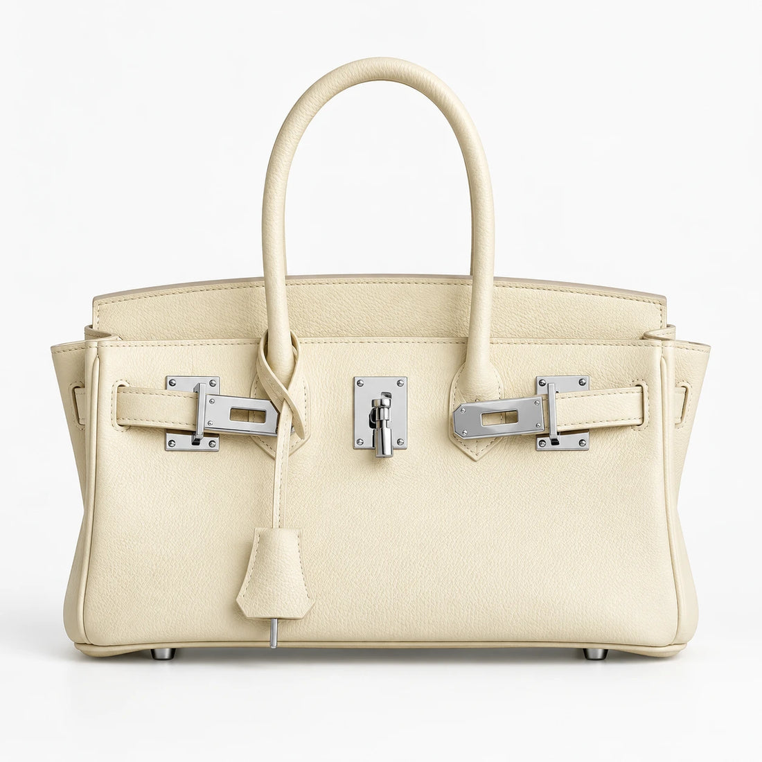 City Bag in Ivory, front