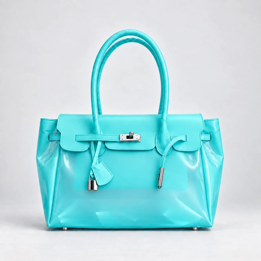 Jelly Firkin Bag in Lagoon, front