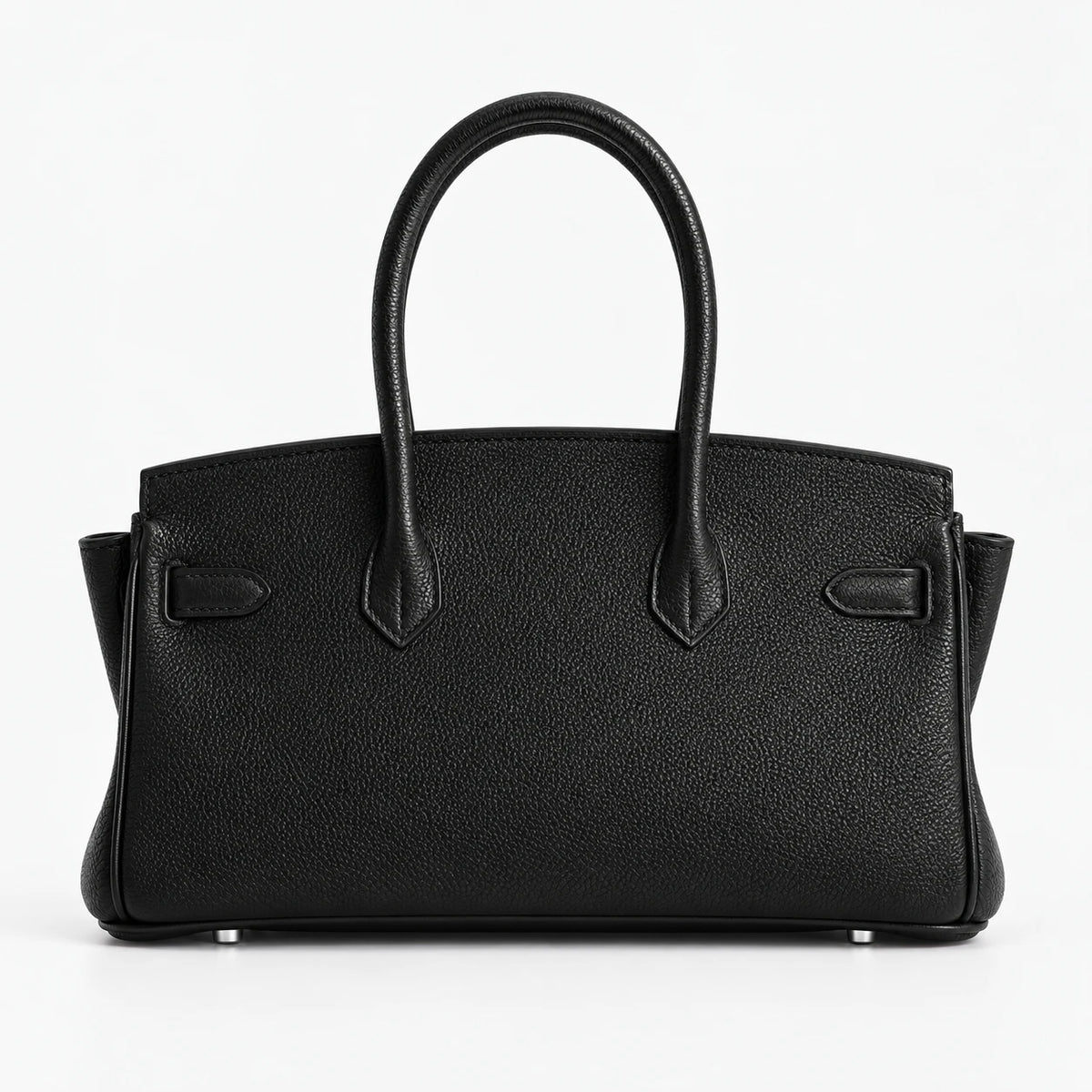 City Bag in Noir, back