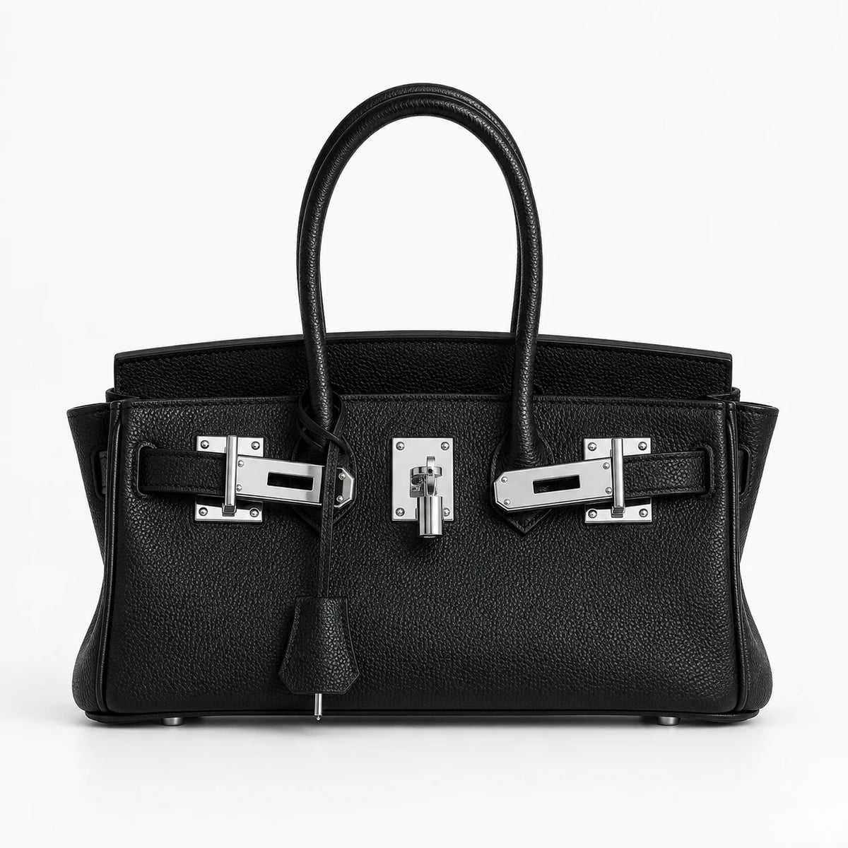 City Bag in Noir, front