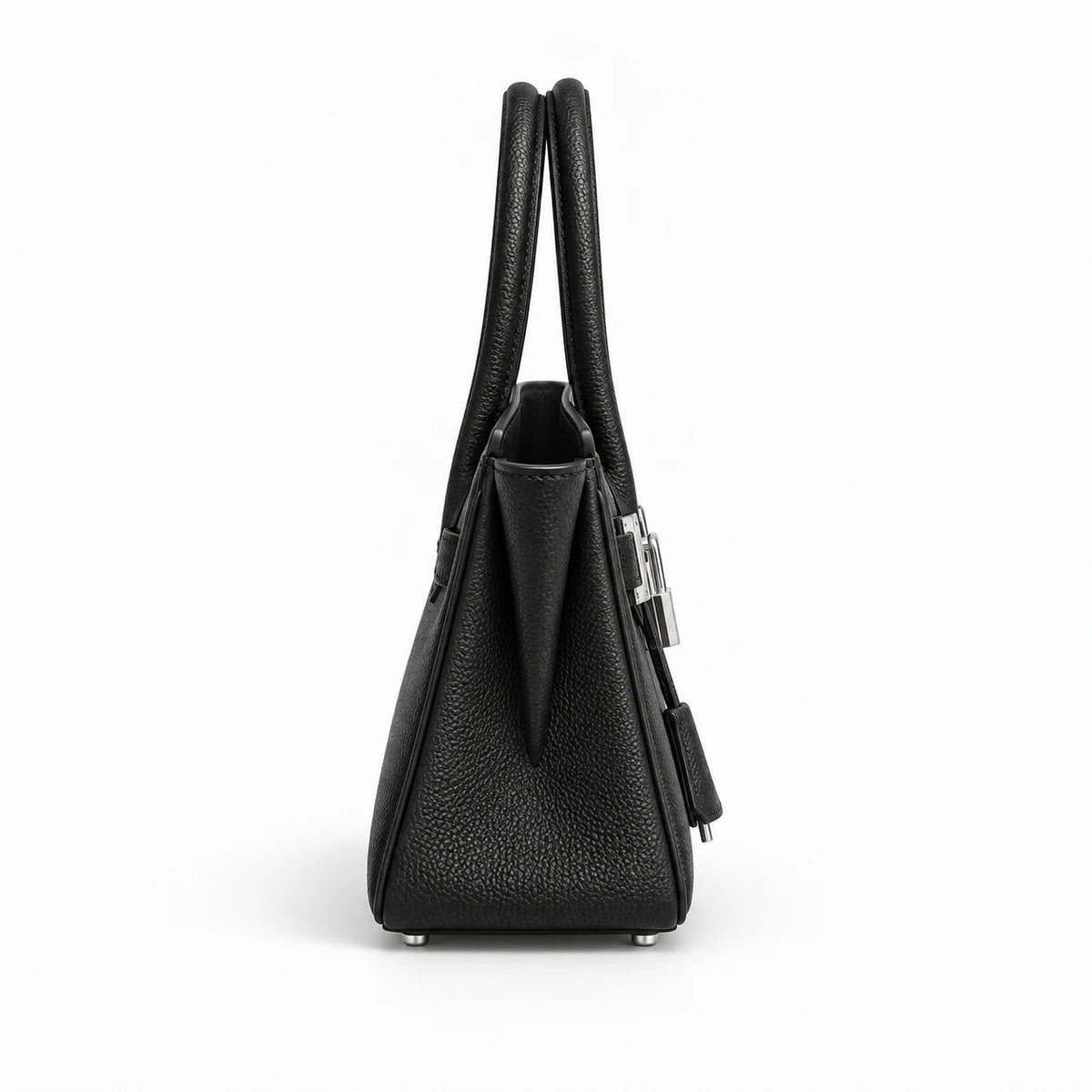 City Bag in Noir, side