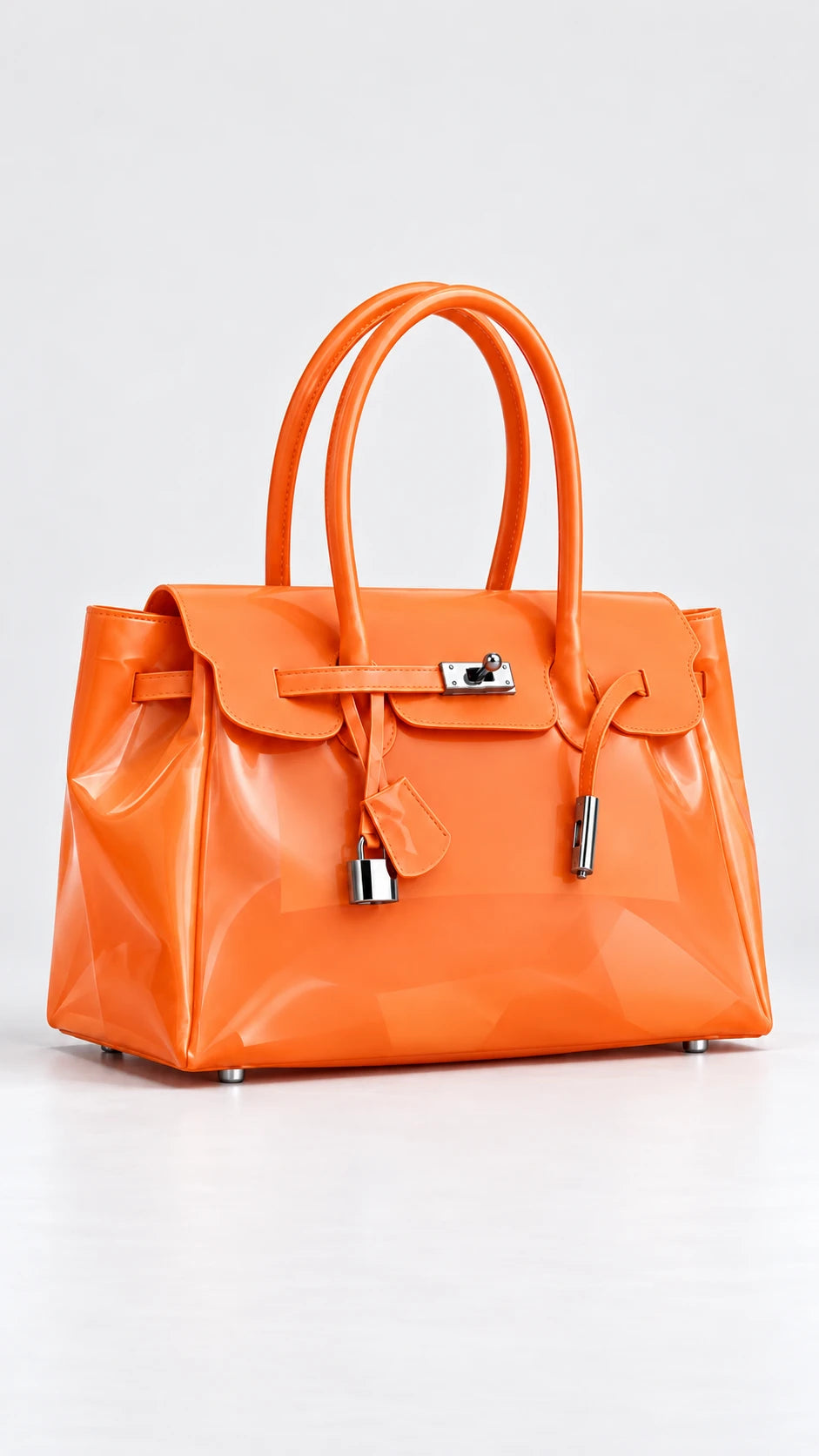 Jelly Bag in Tangerine, angle