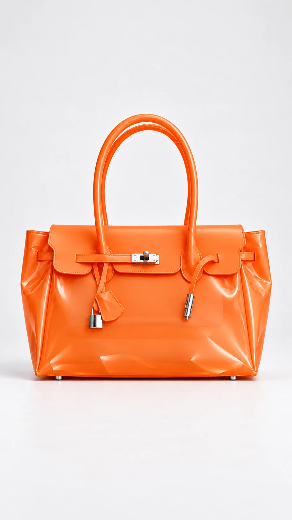 Jelly Bag in Tangerine, detail