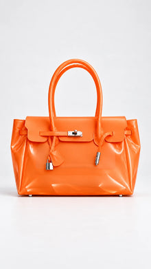 Jelly Bag in Tangerine, detail