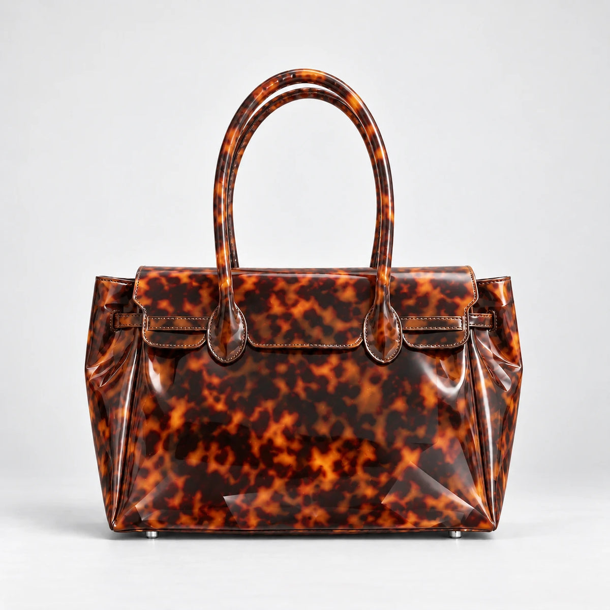Jelly Firkin Bag in Tortoise, back