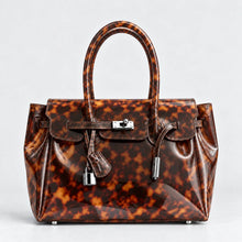 Jelly Firkin Bag in Tortoise, front